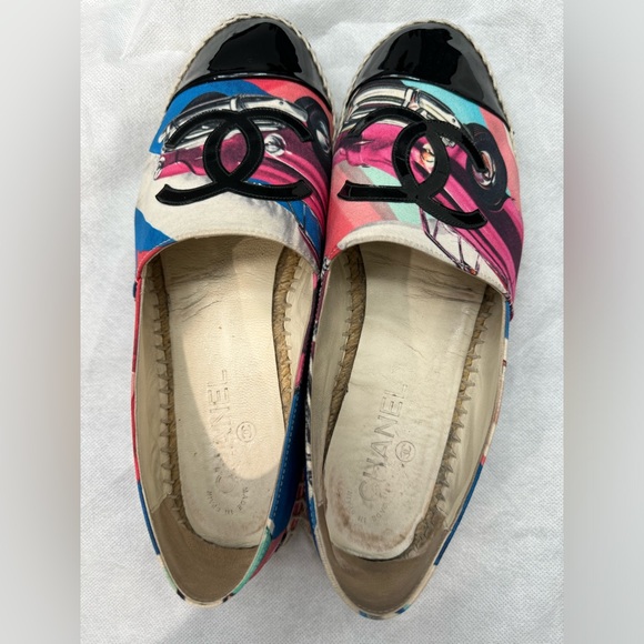 Chanel Espadrilles- Cuba edition. Size EU 40. Multicolor. Good condition. - Picture 5 of 6
